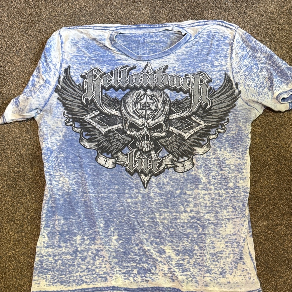 Men's Blue Graphic Tee